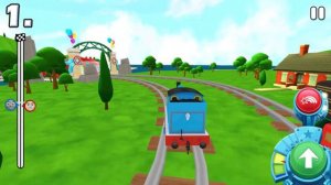 Мультики. Самый быстрый парвозик Томас против всех.  The fastest steam train Thomas against all