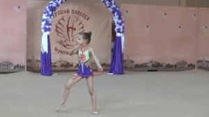 Замкова Ірина (скакалка) ''Перлина Полісся 2016'' Художественная гимнастика дети