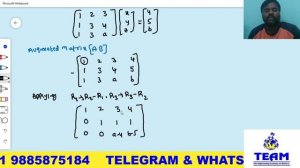 Investigate For values of a & b the System has Unique Solution, Infinite Solution, No solution