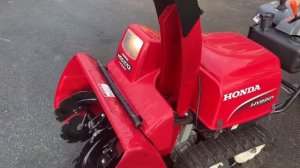 HONDA 除雪機 HSS1170i ハイブリッド 動作確認動画