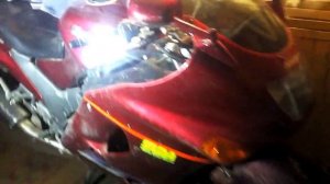 кавасаки ззр 1100, прямоток. звук