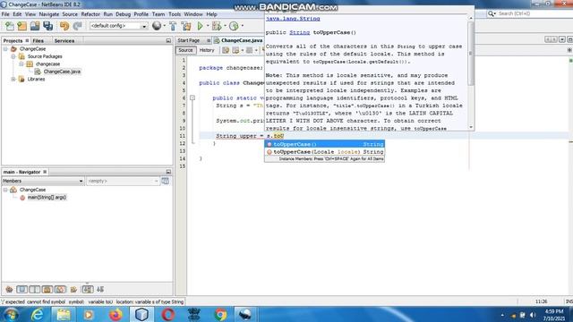 Java the complete Reference(Chapter 16) Example (12) Changing the Case of Characters Within a Strin смотреть онлайн