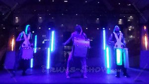 ⚡ Шоу светящихся барабанов 🚥 Световое барабанное шоу 🎶 Шоу барабанщиков "Drums-Show" 🥁