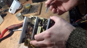 Ремонт блока питания  Chieftec CHP-450A (После другого "мастера") Часть 1.