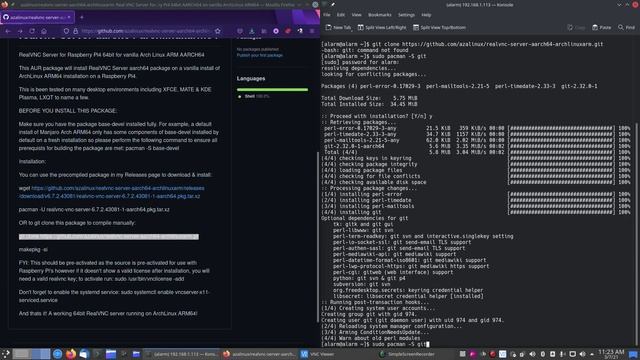 How To Install RealVNC Server for Raspberry Pi4 64bit on a vanilla ARCH ARM64 AARCH64 installation смотреть онлайн