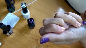 КАК Я ДЕЛАЮ СЕБЕ НОГТИ/гель лак/маникюр самой себе