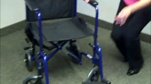 How to Assemble and Fold Your Transport Wheelchair