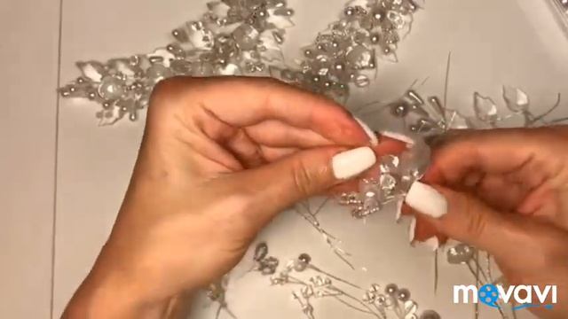 Бисероплетение. Свадебные аксессуары ?. DIY Bridal hair accessories ?. Diadema de bode смотреть онлайн
