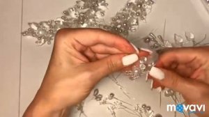 Бисероплетение.  Свадебные аксессуары ?.  DIY Bridal hair accessories ?. Diadema de bode