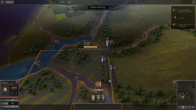 Кампания на полуострове / Ultimate general: Civil war / Прохождение 1.7 смотреть онлайн