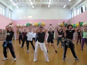 Зумба со студентами