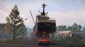 Ураган МАЗ-7310. Транспортировка лодки. SnowRunner ?