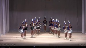 Дефиле отряда барабанщиц МБОУ СОШ № 3 г.Амурск