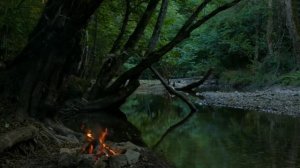 Вечер на берегу реки у Кастра .