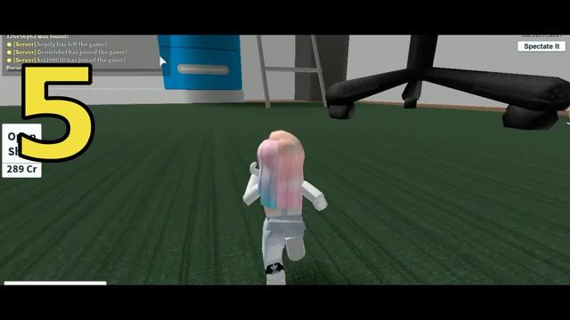 10 мест в которое можно очень хорошо спрятаться в Hide and Seek Extreme в Roblox. Часть 1 смотреть онлайн