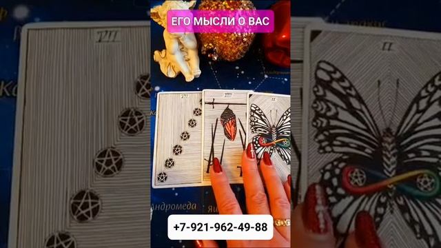 ЕГО МЫСЛИ О ВАС #Гадание #Таро #Онлайн #shorts Светлана ВЕДА