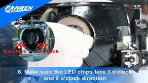 Fahren 9007/HB5 LED Bulb Installation Guide