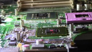 Fujitsu Amilo Pi 3560 GPU Soldering + Heatsink Screw Holders Repair | Laptop Repair