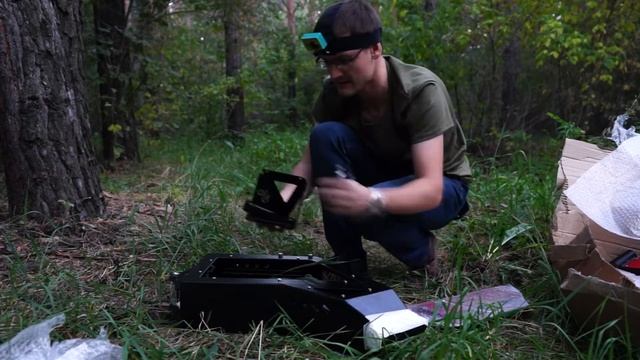 Распаковка большой посылки. Рама "Версия", для двух подвеса. смотреть онлайн