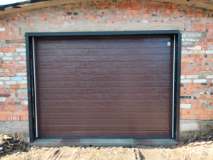 ПОДЪЕМНО - СЕКЦИОННЫЕ ВОРОТА. ТО, смазка и доработка ручного механизма