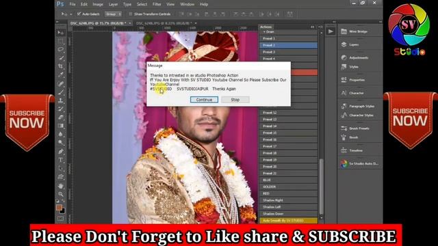 Auto Skin Retouching in Photoshop | Auto Skin Smooth Action | sv studio | Auto Skin Texture Action смотреть онлайн
