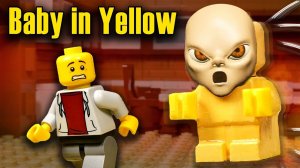 LEGO Мультфильм Ребенок в Жёлтом / Baby in Yellow Horror Game / LEGO Stop Motion, Animation