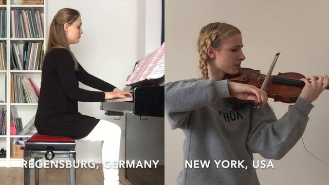 Haubs DUO | Gabriel Fauré: Berceuse Op. 16 | Music across the globe смотреть онлайн