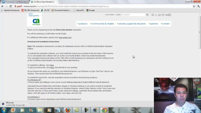 Download and Install Erwin