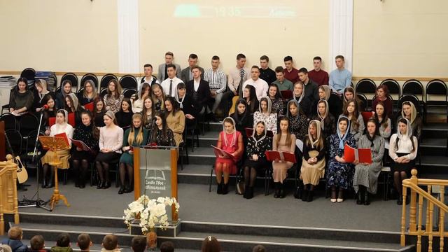 "Я люблю співати Богу" "Він моє життя" Молодіжний хор, Церква  "Христа Спасителя" м.Костопіль