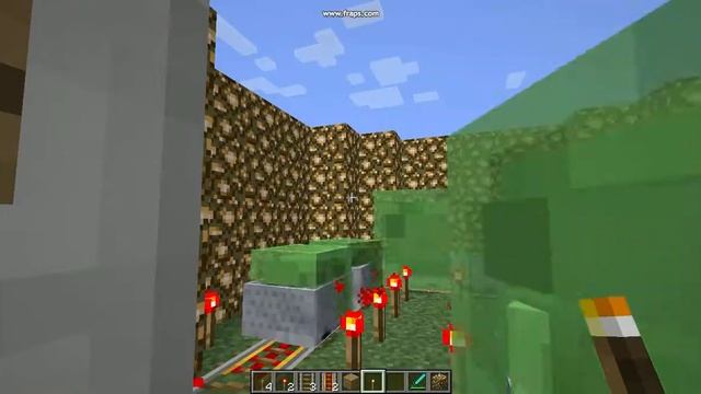 Minecraft Slimes Riding my Minecart Machine ( REAL ) смотреть онлайн