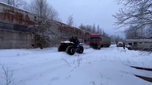 СНЕГОБОЛОТОХОД СЕКАЧ ТАЩИТ ФУРУ