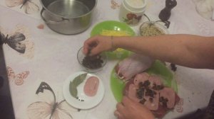 Рулет из индюшиной голени