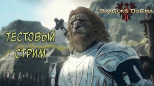 Тестовый стрим / Dragon's Dogma 2 / Вечерние посиделки / №1