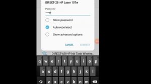 HP laser 107w how to wifi direct print