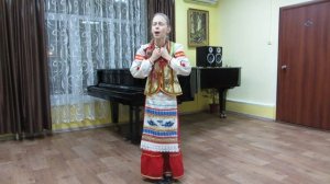 "Разиня блоха" - русская народная песня, обр. А.П. Долуханяна
