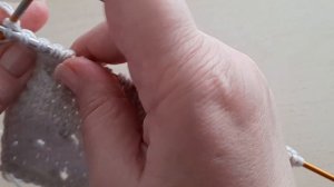 Как сделать красивый край вязания при помощи 1 петли