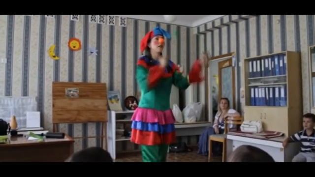 Клоунесса Карамелька на Дне рождения в Детском саду