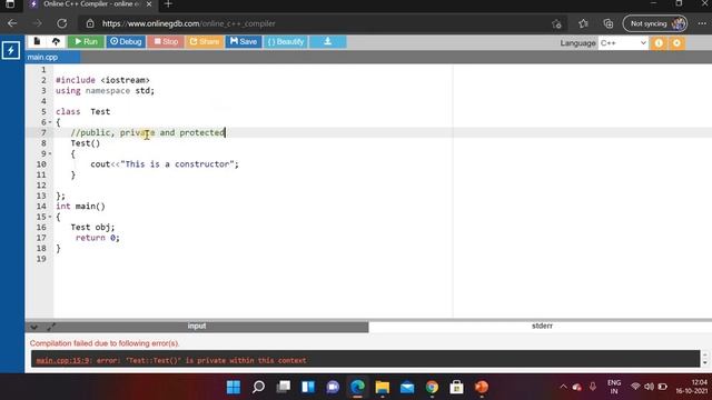 How to create Private Constructor in class смотреть онлайн