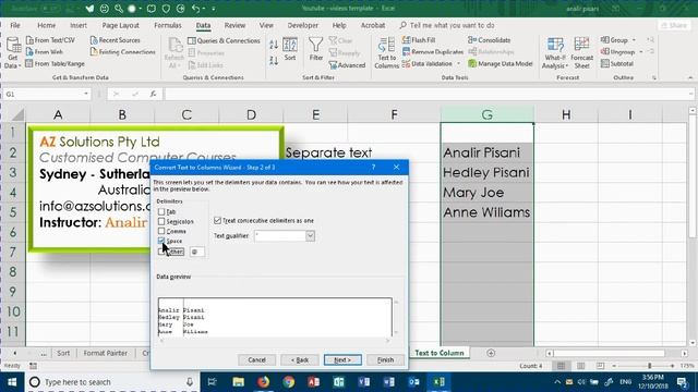 How To Split Data Into Separate Cells In Microsoft Excel смотреть онлайн