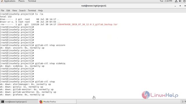 How to Create And Restore A Backup In Gitlab-CE 12.0.3 On CentOS 7.6 смотреть онлайн