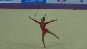 Veronika Polyakova, hoop. GP Moscow 2015