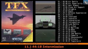 TFX (TACTIAL FIGHTER EXPERIMENT) - ADLIB - OST [Full] Game Soundtrack