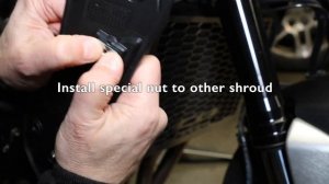 How To Install a Radiator Guard On A Honda CB1000R Motorcycle