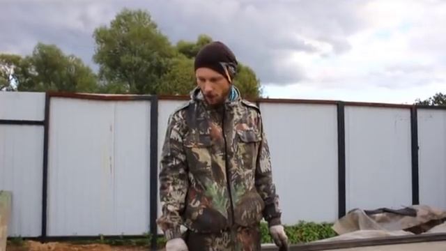 Гараж 6х4 из профильной трубы. Часть -1