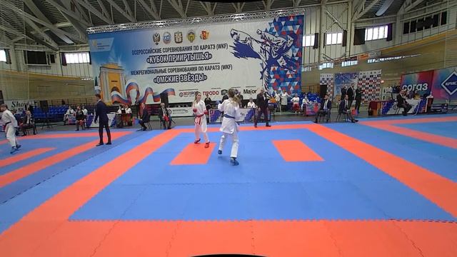 Всероссийские соревнования по каратэ(WKF). Кубок Прииртышья - 2022. 21.01.22. Татами 2. смотреть онлайн