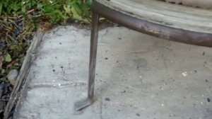 Садовая Печка мангал из колёсных дисков