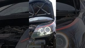 Лэд оптика Geely mk Светодиодные линзы Matrix System Bi-LED 3″ — с подсветкой поворота