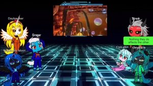 Mlp villains react to Bill Cipher vs Discord Death Battle.