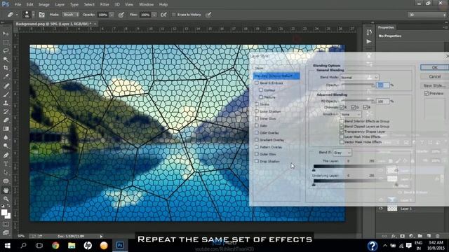 Create Beautiful Custom Stained Glass - Photoshop CC - Tutorials HD смотреть онлайн