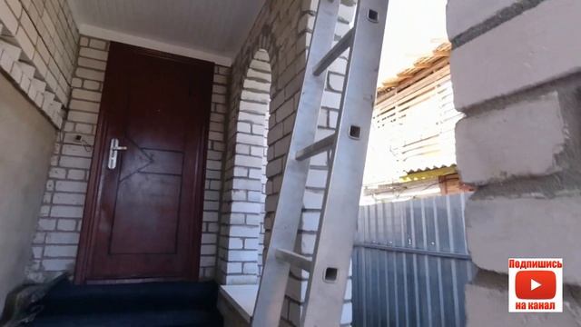 Красим фасад, крыльцо из кирпича. Экономим на краске и лаке. Эффектно и дёшево. смотреть онлайн